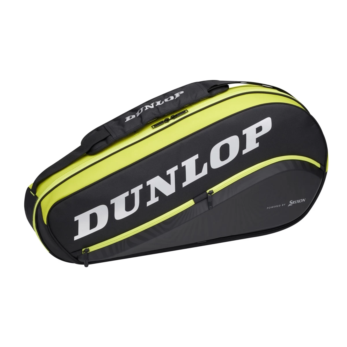 Dunlop Tennis-Racketbag Srixon SX Performance Thermo (Schlägertasche, 1 Hauptfach) Schwarz/gelb 3er 3 Dunlop Tennis-Racketbag Srixon SX Performance Thermo (Schlägertasche, 1 Hauptfach) Schwarz/gelb 3er