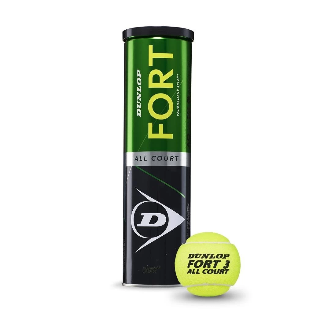 Dunlop Tennisbälle Fort Allcourt TS Dose 4er 3 Dunlop Tennisbälle Fort Allcourt TS Dose 4er