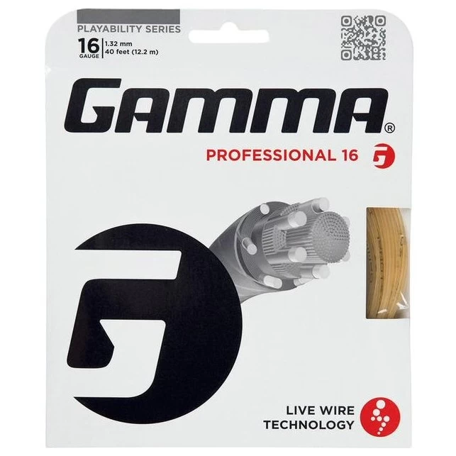 Gamma Tennissaite Live Wire Professional (Touch+Armschonung) Natur 12m Set 3 Gamma Tennissaite Live Wire Professional (Touch+Armschonung) Natur 12m Set