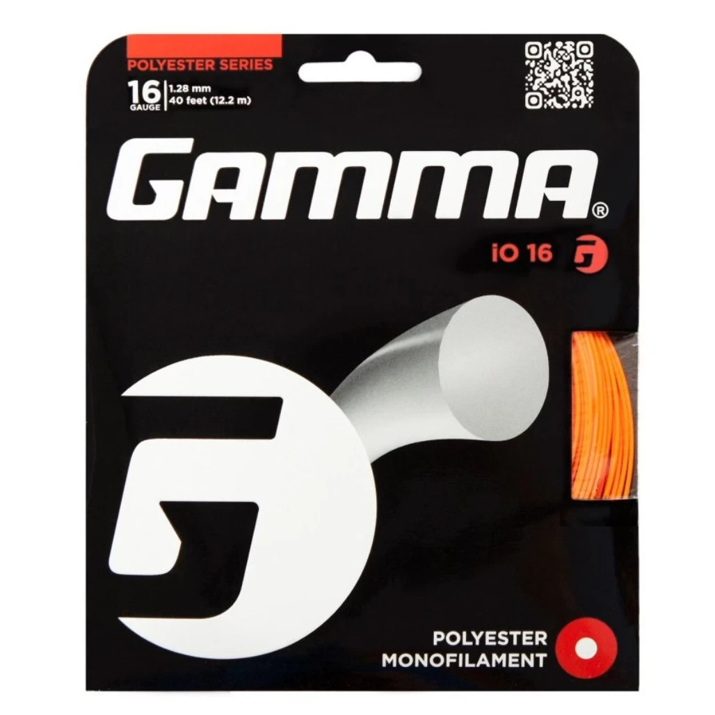 Gamma Tennissaite IO (Haltbarkeit+Power) Orange 12m Set 3 Gamma Tennissaite IO (Haltbarkeit+Power) Orange 12m Set
