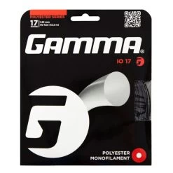 Gamma Tennissaite IO (Haltbarkeit+Power) Schwarz 12m Set