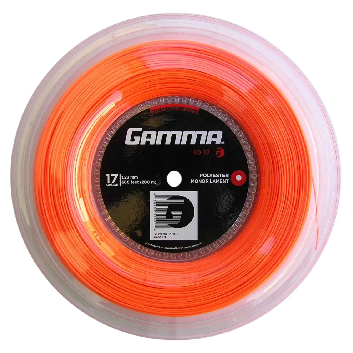 Gamma Tennissaite IO (Haltbarkeit+Power) Orange 200m Rolle 3 Gamma Tennissaite IO (Haltbarkeit+Power) Orange 200m Rolle
