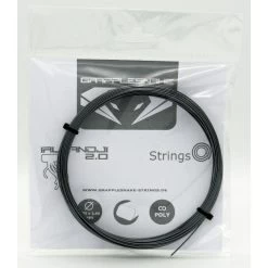 Grapplesnake Tennissaite Irukandji (Haltbarkeit+Spin) Grau 12m Set