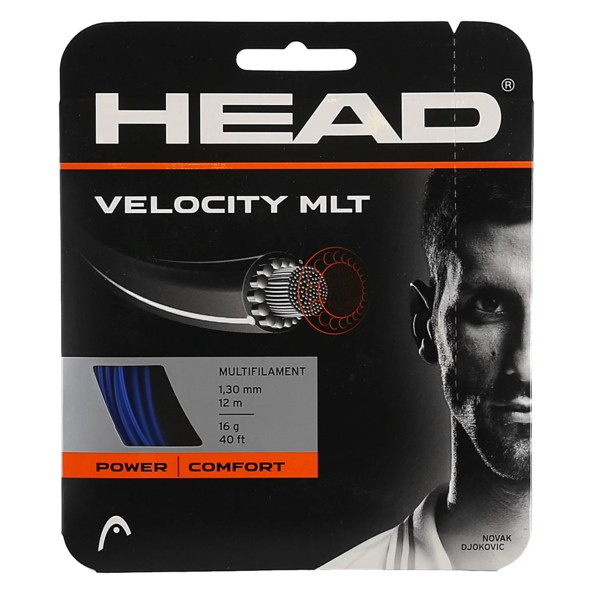 Head Tennissaite Velocity MLT (Armschonung+Touch) Blau 12m Set 3 Head Tennissaite Velocity MLT (Armschonung+Touch) Blau 12m Set