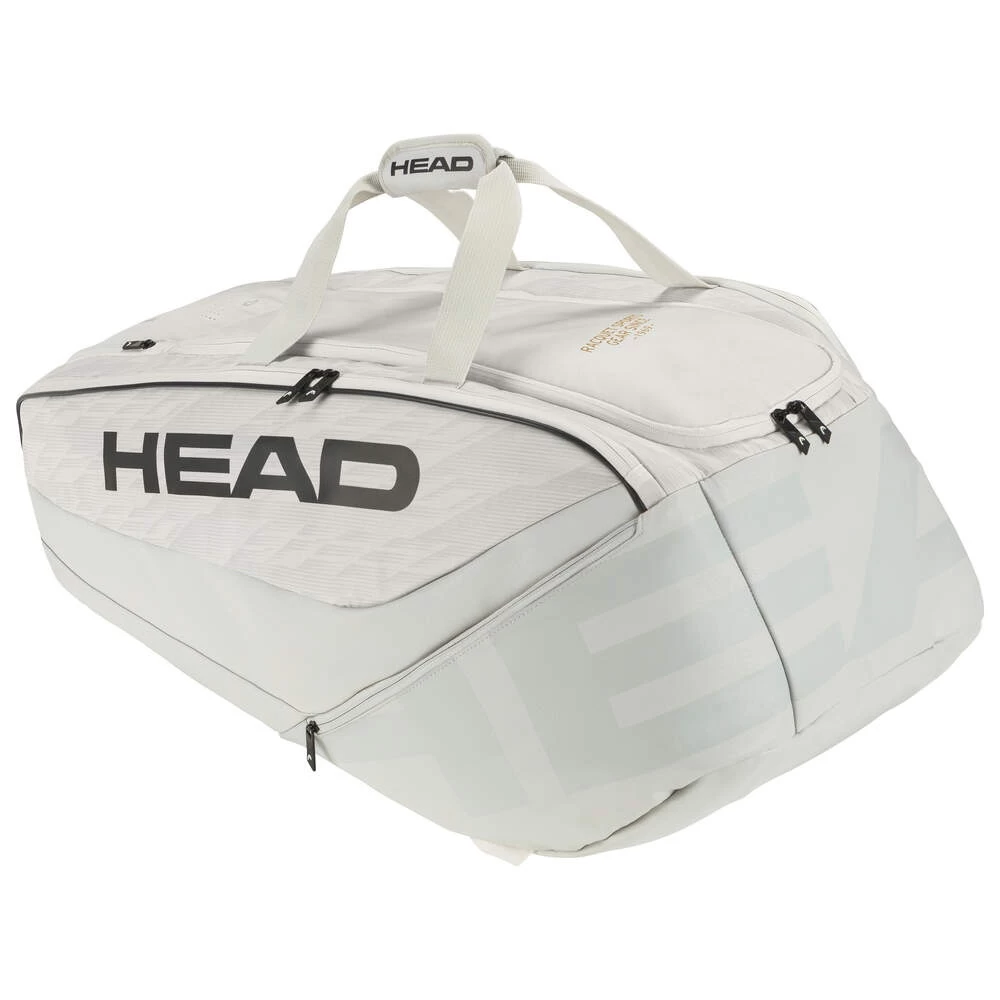 Head Tennis-Racketbag Pro X Racquet Bag XL (Schlägertasche, 2 Hauptfächer) 2023 Corduroy Weiss 12er 3 Head Tennis-Racketbag Pro X Racquet Bag XL (Schlägertasche, 2 Hauptfächer) 2023 Corduroy Weiss 12er