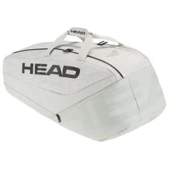Head Tennis-Racketbag Pro X Racquet Bag L (Schlägertasche, 2 Hauptfächer) 2023 Corduroy Weiss 9er