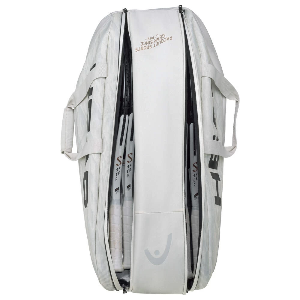 Head Tennis-Racketbag Pro X Racquet Bag L (Schlägertasche, 2 Hauptfächer) 2023 Corduroy Weiss 9er 5 Head Tennis-Racketbag Pro X Racquet Bag L (Schlägertasche, 2 Hauptfächer) 2023 Corduroy Weiss 9er – Bild 3
