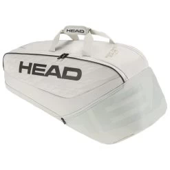 Tennis Verkaufsgeschäft 7 Head Tennis-Racketbag Pro X Racquet Bag M (Schlägertasche, 2 Hauptfächer) 2023 Corduroy Weiss 6er