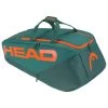 Head Tennis-Racketbag Pro Racquet Bag XL (Schlägertasche, 3 Hauptfächer) 2023 Cyangrün/orange 12er -Tennis Verkaufsgeschäft Head 260203 DYFO Pro Racquet Tasche 1000x1000 1