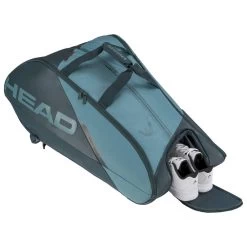 Head Tennis-Racketbag Tour Racquet Bag XL (Schlägertasche, 3 Hauptfächer) 2023 Cyanblau 12er -Tennis Verkaufsgeschäft Head 260703 CB Tour Racquet Tasche 4 1000x1000 1