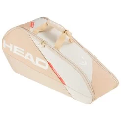 Head Tennis-Racketbag Tour Racquet Bag M (Schlägertasche, 2 Hauptfächer) 2023 Weiss/champagne 6er -Tennis Verkaufsgeschäft Head 260823 CHYU Tour Racquet Tasche 3 1000x1000 1