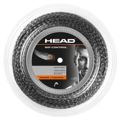 Head Tennissaite Rip Control (Kontrolle+Armschonung) Schwarz/weiss 200m Rolle