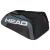 Head Tennis-Racketbag Tour Team Megacombi (Schlägertasche, 3 Hauptfächer) Schwarz/grau 15R -Tennis Verkaufsgeschäft Head 283120 BKGR Tour Team 15R Megacombi 1200x1200 1