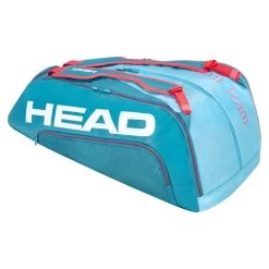 Head Tennis-Racketbag Tour Team (Schlägertasche, 3 Hauptfächer) Blau/pink 12R