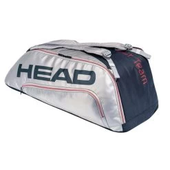 Head Racketbag Tour Team (Schlägertasche, 2 Hauptfächer) Silber/navyblau 9R