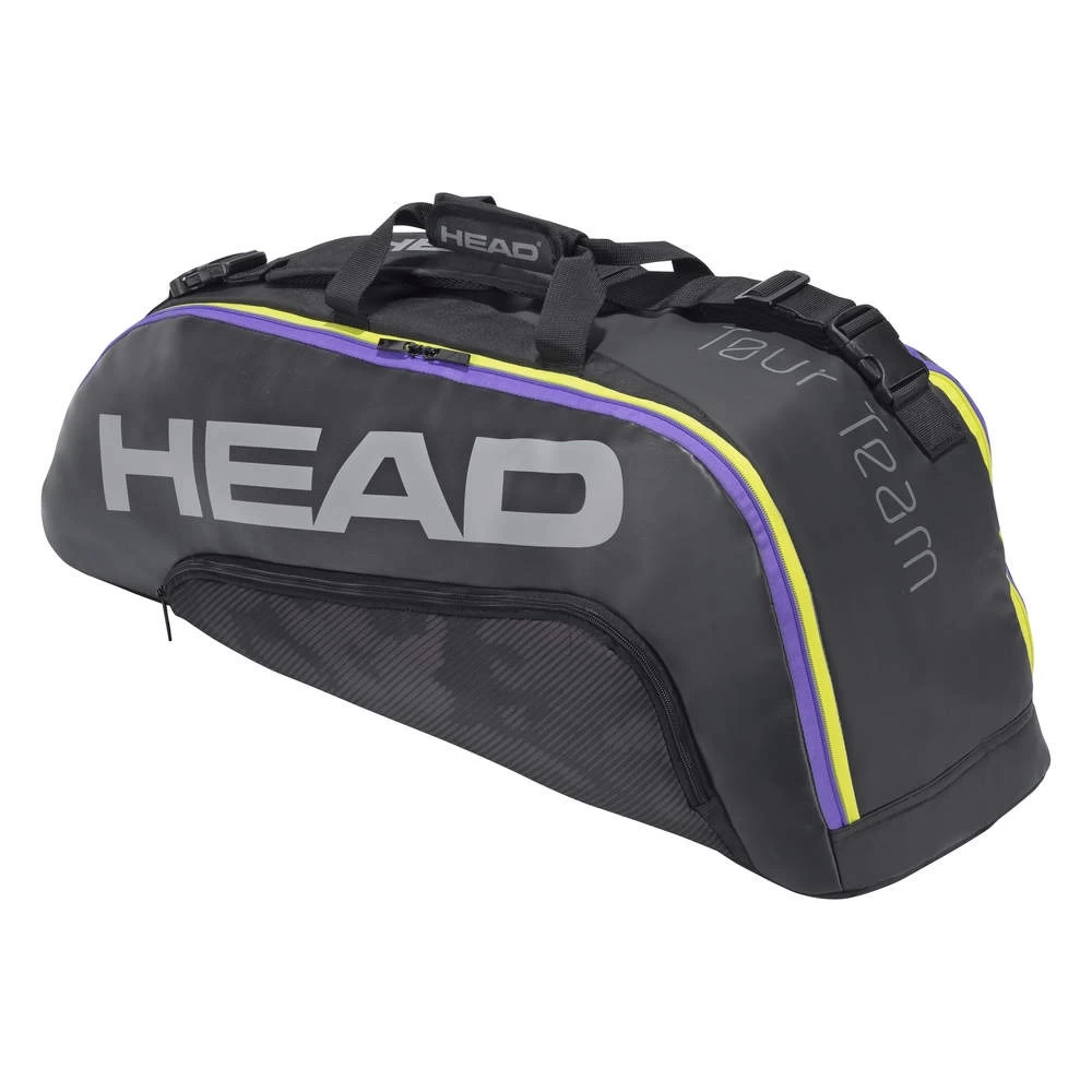 Head Tennis-Racketbag Tour Team (Schlägertasche, 2 Hauptfächer) Schwarz/lila 6R 3 Head Tennis-Racketbag Tour Team (Schlägertasche, 2 Hauptfächer) Schwarz/lila 6R