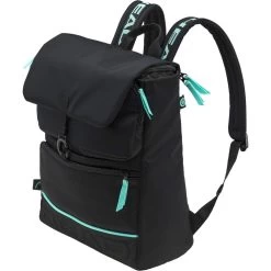 Head Tennis-Rucksack Coco (26 Liter) Schwarz/mintgrün