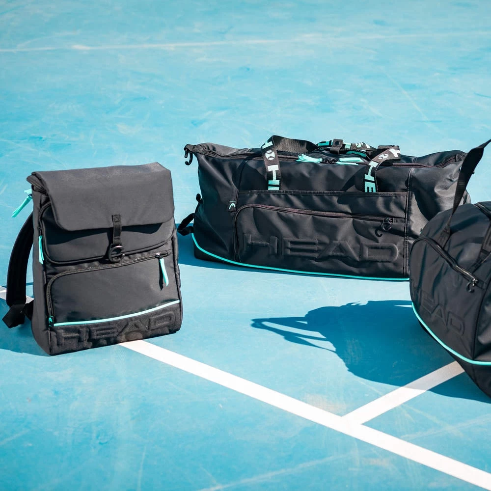 Head Tennis-Rucksack Coco (26 Liter) Schwarz/mintgrün 4 Head Tennis-Rucksack Coco (26 Liter) Schwarz/mintgrün – Bild 2