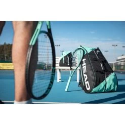 Head Tennis-Racketbag Tour Team (Schlägertasche, 3 Hauptfächer) Schwarz/mint 12R -Tennis Verkaufsgeschäft Head 283422 BKMI Tour Team Tasche 4 1000x1000 1