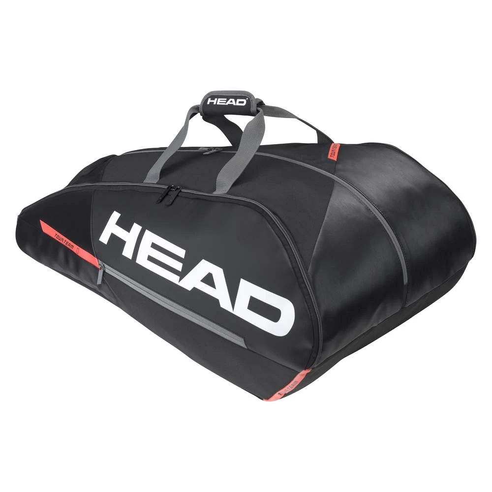 Head Tennis-Racketbag Tour Team (Schlägertasche, 3 Hauptfächer) Schwarz/orange 12R 3 Head Tennis-Racketbag Tour Team (Schlägertasche, 3 Hauptfächer) Schwarz/orange 12R