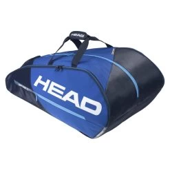 Head Tennis-Racketbag Tour Team (Schlägertasche, 3 Hauptfächer) Blau/navyblau 12R