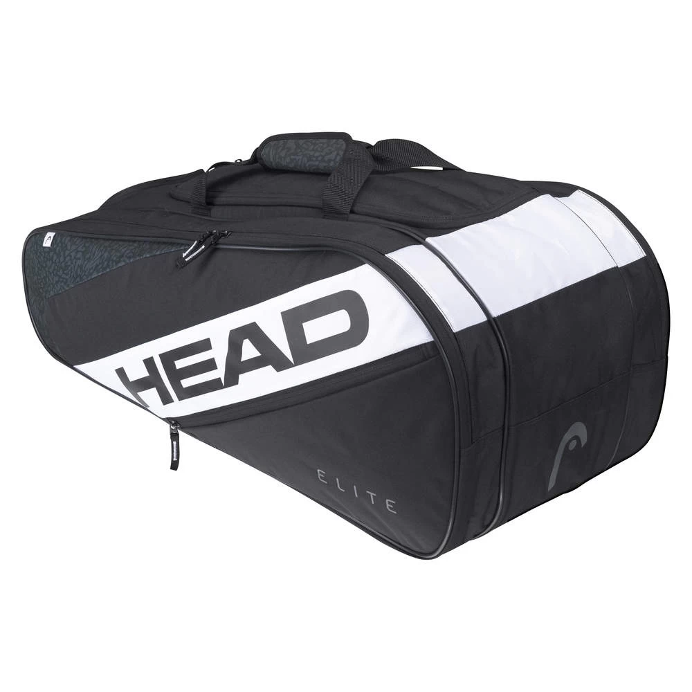 Head Tennis-Racketbag Elite Allcourt (Schlägertasche, 2 Hauptfächer) Schwarz/weiss 3 Head Tennis-Racketbag Elite Allcourt (Schlägertasche, 2 Hauptfächer) Schwarz/weiss