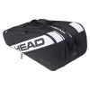 Head Tennis-Racketbag Elite (Schlägertasche, 3 Hauptfächer) Schwarz/weiss 12R -Tennis Verkaufsgeschäft Head 283592 BKWH Elite 12R Tasche 1000x1000 1