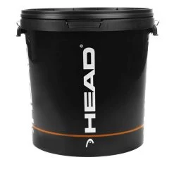 Head Balleimer Plastik (für Maximal 72 Tennisbälle) Leer Schwarz - 1 Eimer