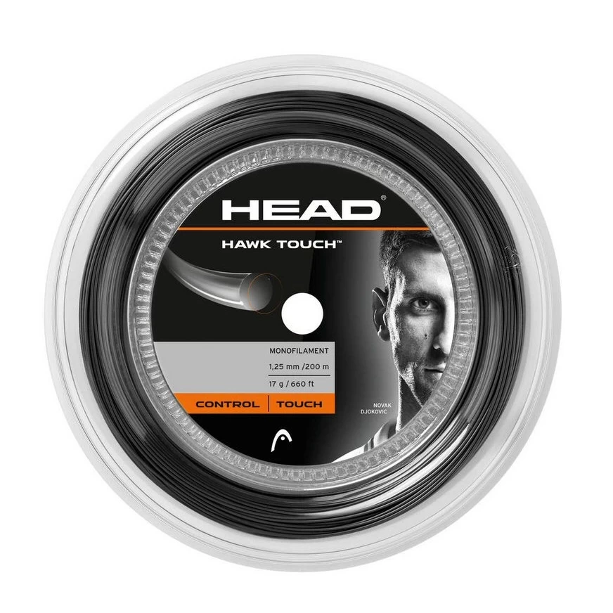Head Tennissaite Hawk Touch (Haltbarkeit+Kontrolle) Anthrazit 200m Rolle 3 Head Tennissaite Hawk Touch (Haltbarkeit+Kontrolle) Anthrazit 200m Rolle