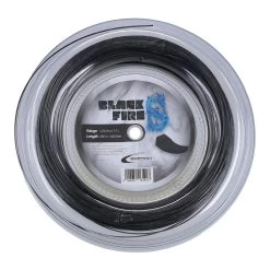 IsoSpeed Tennissaite Black Fire S (Haltbarkeit+Spin) 1.25mm Schwarz 200m Rolle