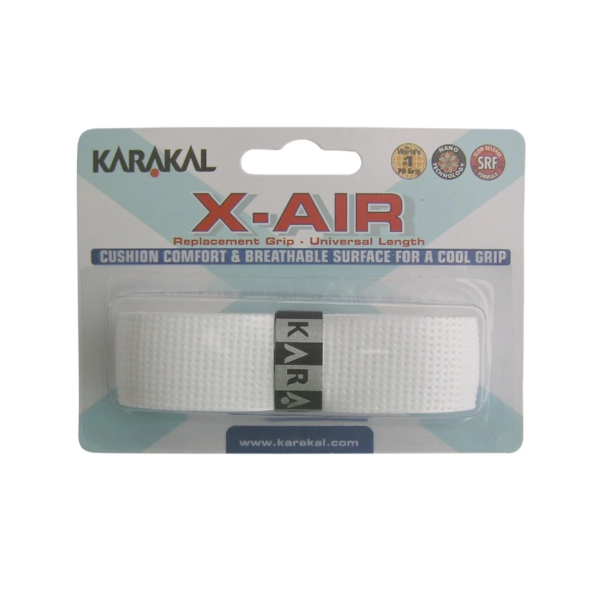 Karakal Basisband X-Air (hohe Schweißabsorption) 1.6mm Weiss - 1 Stück 3 Karakal Basisband X-Air (hohe Schweißabsorption) 1.6mm Weiss - 1 Stück