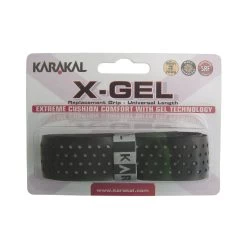 Karakal Basisband X-Gel (Shockabsorption, Glatt Gelocht) 2.2mm Schwarz