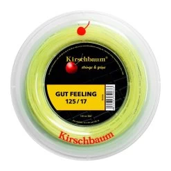 Kirschbaum Tennissaite Gut Feeling (Armschonung+Touch) Natur 110m Rolle