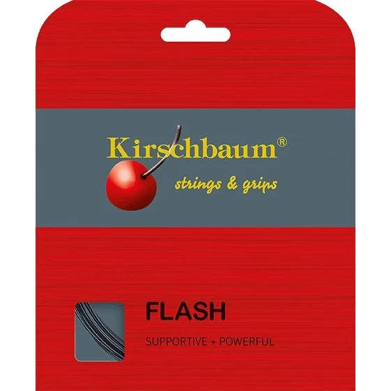 Kirschbaum Tennissaite Flash (Haltbarkeit+Power) Schwarz 12m Set 3 Kirschbaum Tennissaite Flash (Haltbarkeit+Power) Schwarz 12m Set