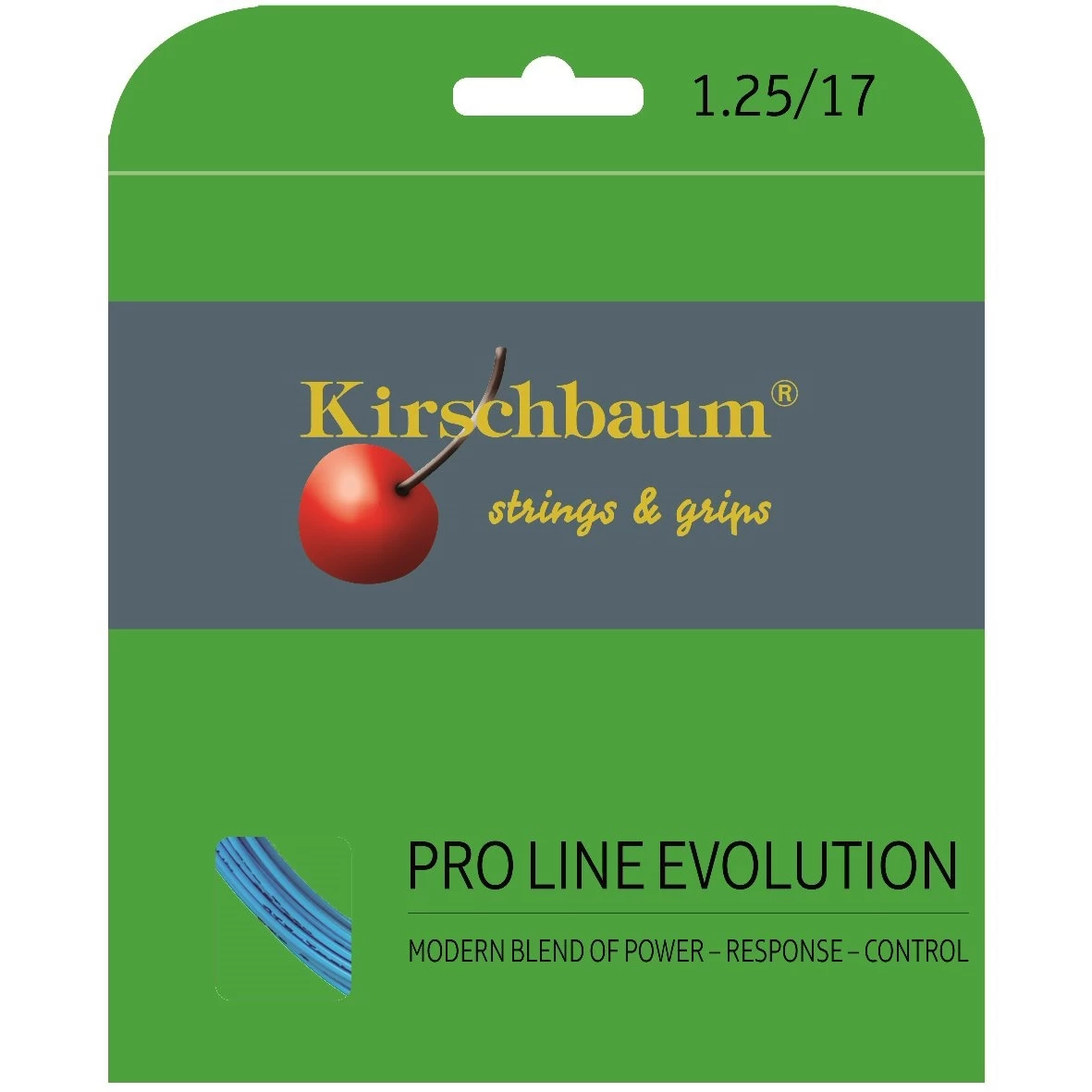 Kirschbaum Tennissaite Pro Line Evolution (Haltbarkeit+Kontrolle) Blau 12m Set 3 Kirschbaum Tennissaite Pro Line Evolution (Haltbarkeit+Kontrolle) Blau 12m Set
