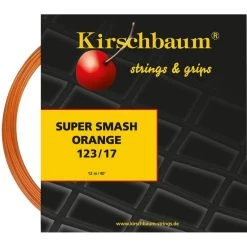 Kirschbaum Tennissaite Super Smash (Haltbarkeit+Kontrolle) Orange 12m Set