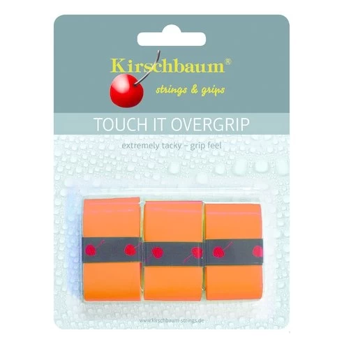 Kirschbaum Overgrip Touch It 0.5mm (extreme Griffigkeit) Orange 3er 3 Kirschbaum Overgrip Touch It 0.5mm (extreme Griffigkeit) Orange 3er