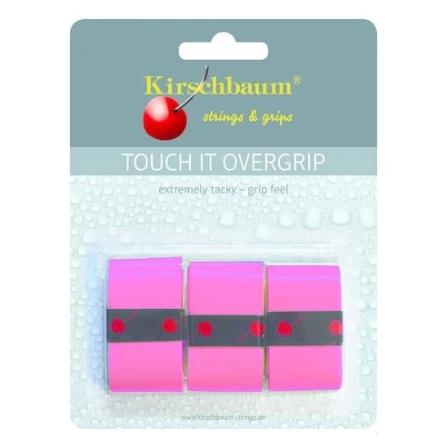 Kirschbaum Overgrip Touch It 0.5mm (extreme Griffigkeit) Pink 3er 3 Kirschbaum Overgrip Touch It 0.5mm (extreme Griffigkeit) Pink 3er