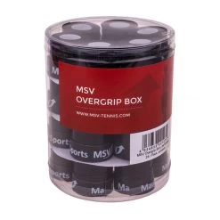 MSV Skin Perforiert Overgrip Schwarz 24er Box