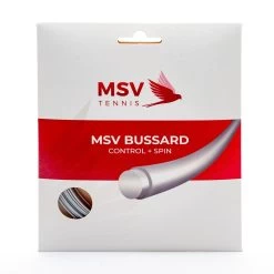 MSV Tennissaite Bussard (Haltbarkeit+Kontrolle+Spin) Silber 12m Set