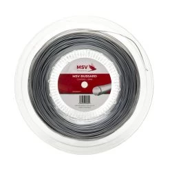 MSV Tennissaite Bussard (Haltbarkeit+Kontrolle+Spin) Silber 200m Rolle -Tennis Verkaufsgeschäft MSV Bussard 200m Silver 1.20 1200x1200 1