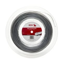 MSV Tennissaite Bussard (Haltbarkeit+Kontrolle+Spin) Silber 200m Rolle -Tennis Verkaufsgeschäft MSV Bussard 200m Silver 1.25 1200x1200 1
