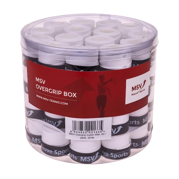MSV Overgrip Cyber Wet Weiss 60er Box 3 MSV Overgrip Cyber Wet Weiss 60er Box