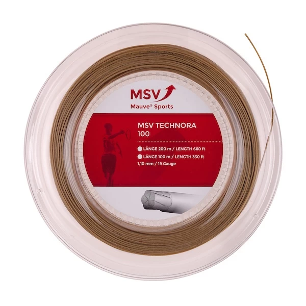 MSV Tennissaite Technora 1.10 Natur 200m Rolle 3 MSV Tennissaite Technora 1.10 Natur 200m Rolle