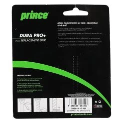 Prince Basisband Dura Pro+ 1.9mm (Griffigkeit+Schweissabsorbtion) Weiss - 1 Stück -Tennis Verkaufsgeschäft PRINCE 7H550010 2 1200x1200 1