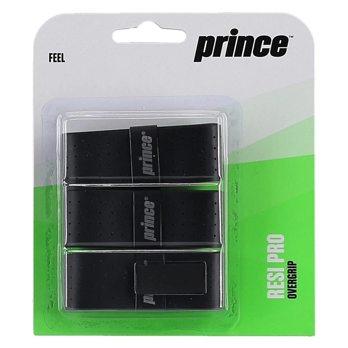 Prince Overgrip Resi Pro 0.6mm Schwarz - 3 Stück 3 Prince Overgrip Resi Pro 0.6mm Schwarz - 3 Stück