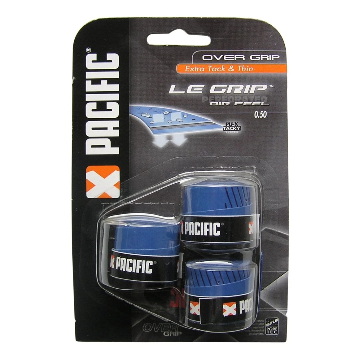 Pacific Overgrip Le Grip Airfeel 0.5mm Blau 3er 3 Pacific Overgrip Le Grip Airfeel 0.5mm Blau 3er