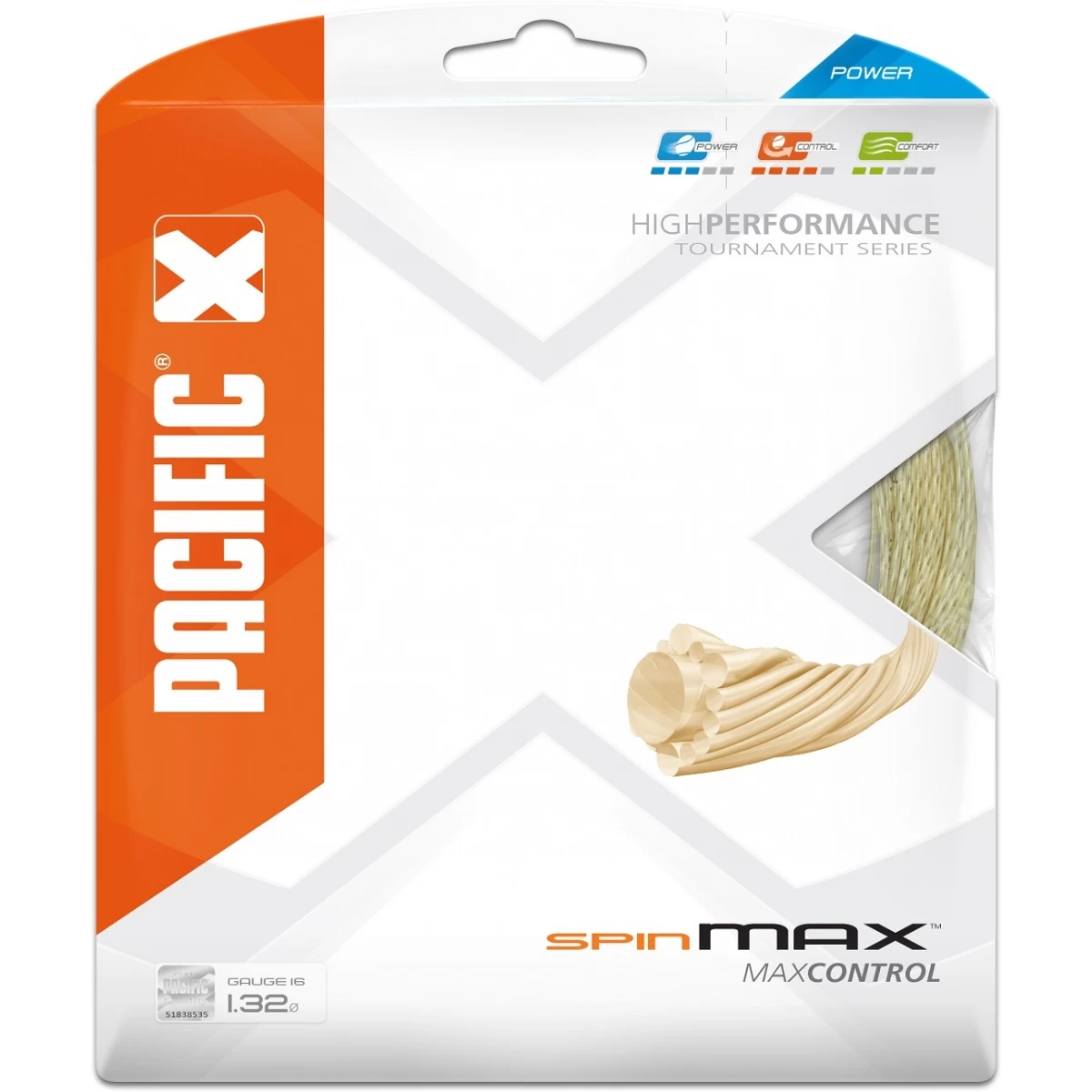 Pacific Tennissaite Spin Max (Spin+Kontrolle) Beige 12m Set 3 Pacific Tennissaite Spin Max (Spin+Kontrolle) Beige 12m Set