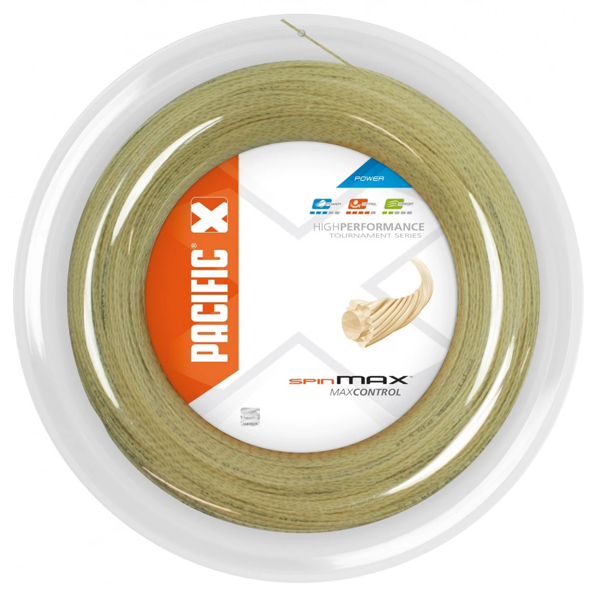Pacific Tennissaite Spin Max (Spin+Kontrolle) Beige 200m Rolle 3 Pacific Tennissaite Spin Max (Spin+Kontrolle) Beige 200m Rolle