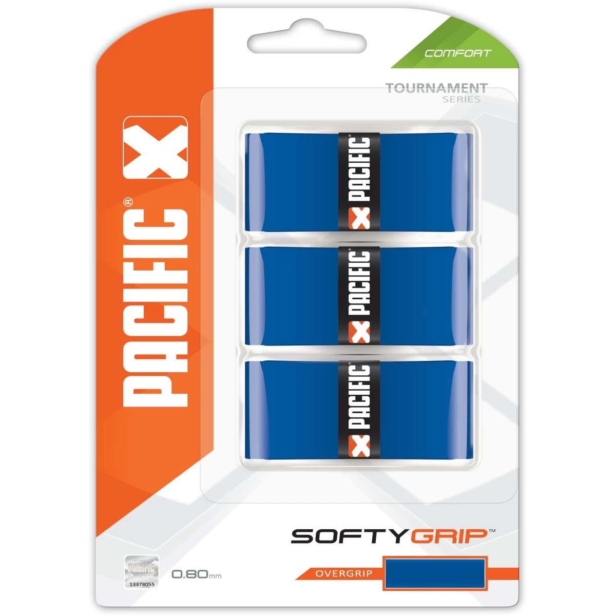 Pacific Overgrip Softy 0.8mm Blau 3er 3 Pacific Overgrip Softy 0.8mm Blau 3er